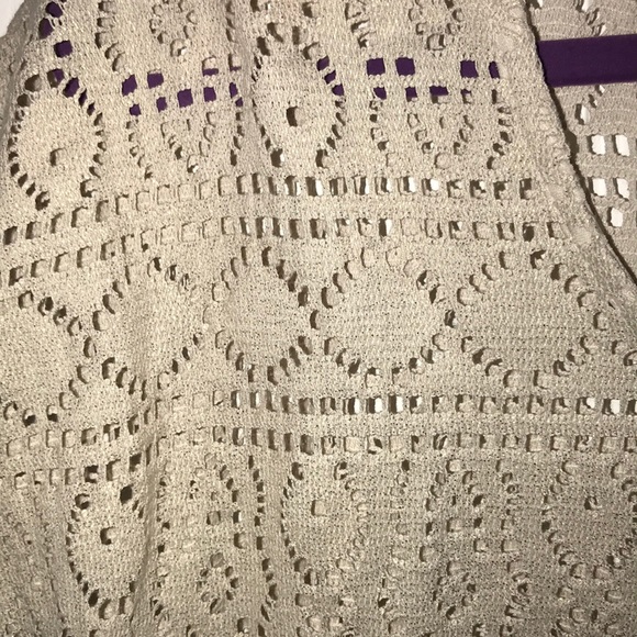 Gold Shimmer Lace Top - Picture 2 of 4